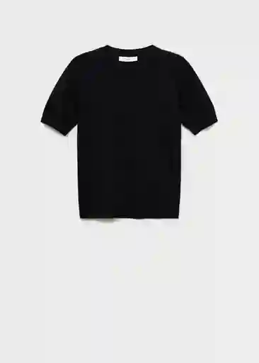 Jersey Basic Negro Talla XS Mujer Mango