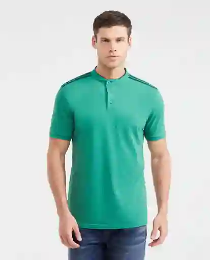Camiseta Polo Neru Neck Verde Cebollín Oscuro XL Chevignon