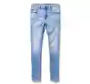 Jean Slim Straight Azul Talla 34 X 30 Hombre American Eagle