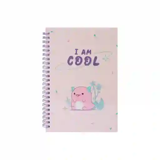 Libreta Argollada 80 Hojas Serie Axolotl Story Miniso