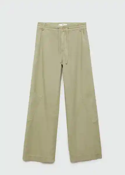 Pantalón Coral Khaki Talla XS Mujer Mango