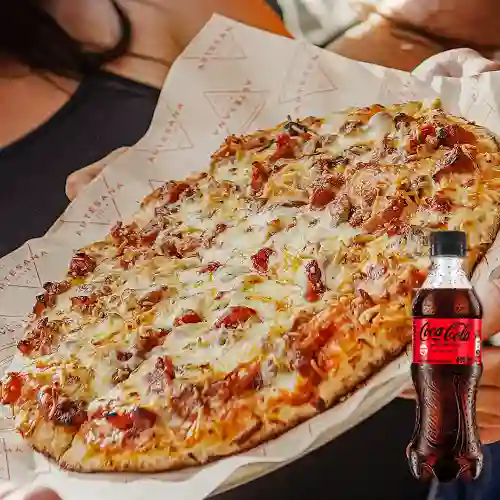 Pizza Bananera Mediana (25Cm) + Cocacola S/az 400ml