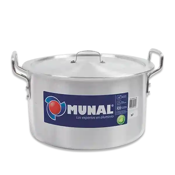 Munal Olla Aluminio Recortado 26 cm