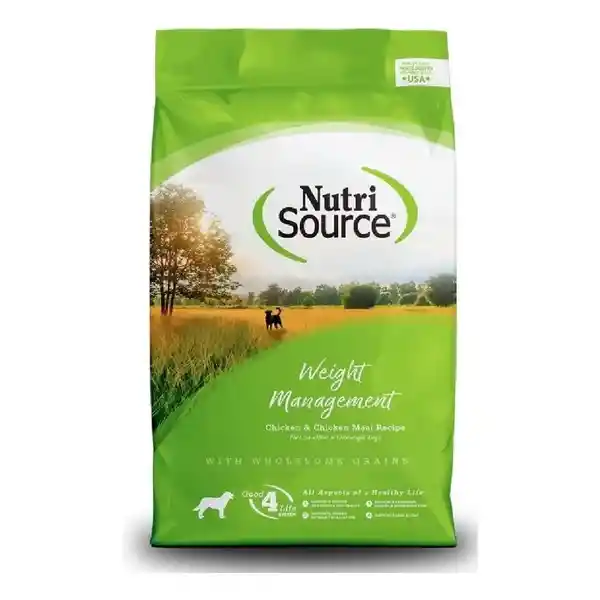 NutriSource Alimento Para Perro Weight Management Chicken