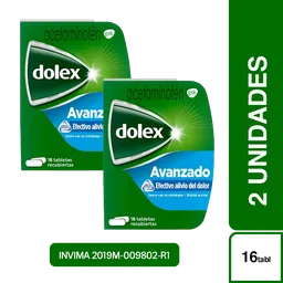 Combo Dolex Acetaminofen Avanzado