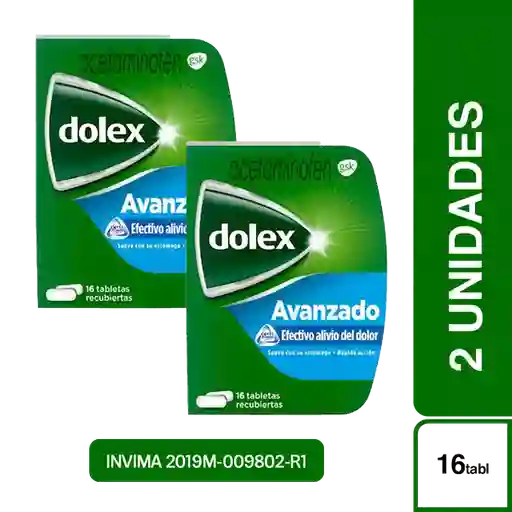 Combo Dolex Acetaminofen Avanzado