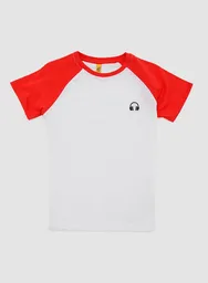 Camiseta Para Niño Rojo Talla 2 People