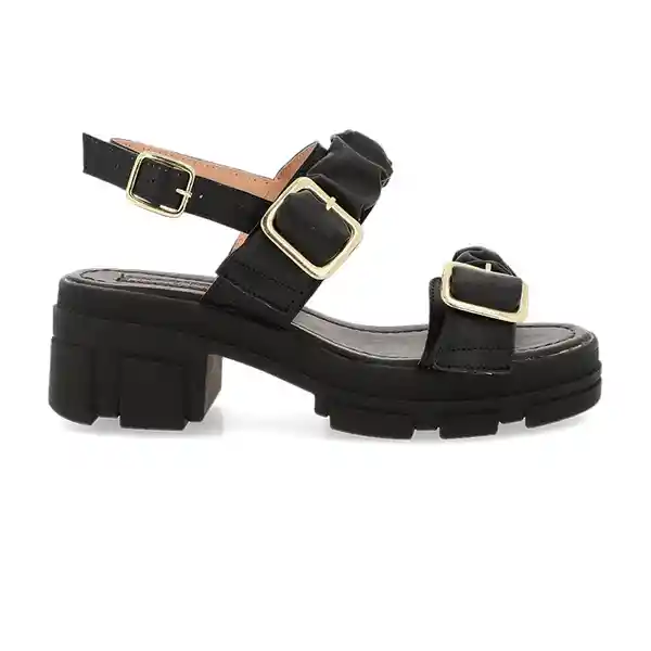 Sandalias Plataforma Ixoro Negra Talla 38