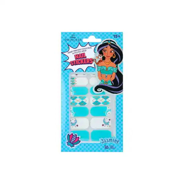 Pegatina Para Uñas Serie Disney Princess Jasmine Miniso