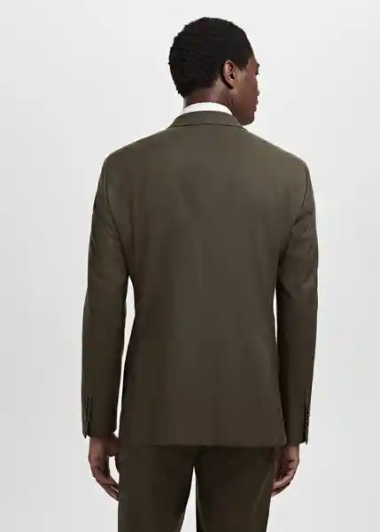 Blazer Americana Milan Khaki Talla 48 Hombre Mango