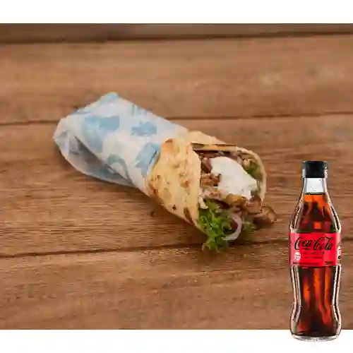 Combo Gyro Pollo + Coca-Cola Sin Azúcar 300 ml