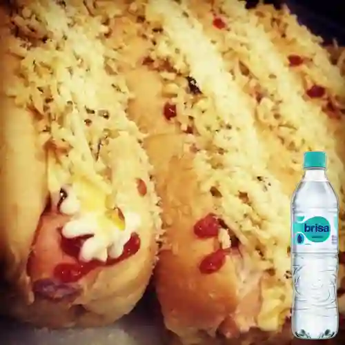 Combo Red Hot + Brisa Sin Gas 600ML