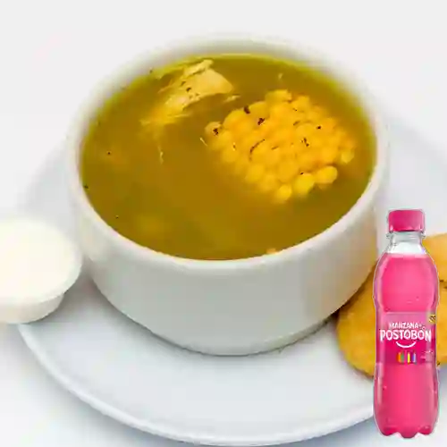 Combo Ajiaco + Postobón Manzana 250 ml