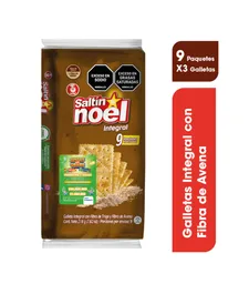 Saltin Noel Galletas Integrales con Fibra de Trigo y Avena