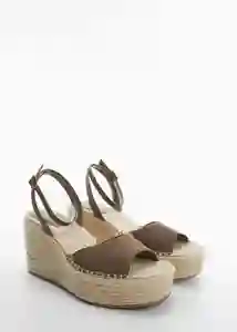 Sandalias Alex Crudo Talla 36 Mujer Mango