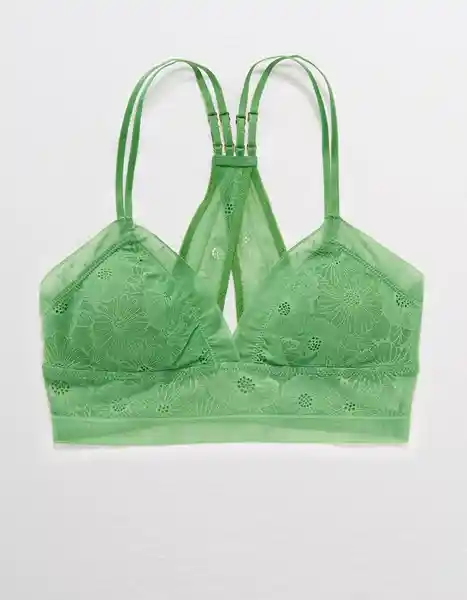 Bralette Aerie Verde Talla Medium American Eagle 16982943