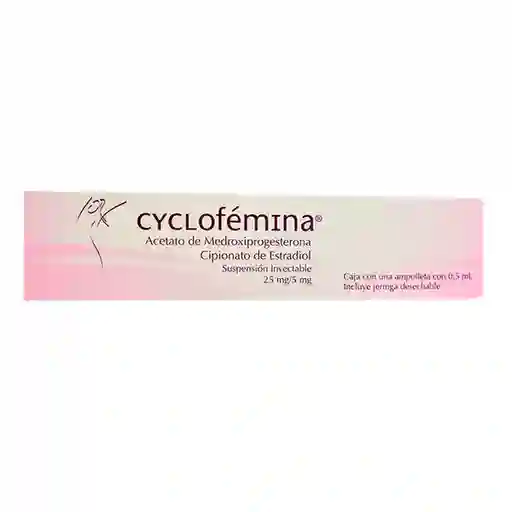 Cyclofémina Suspensión Inyectable (25 mg/5 mg)