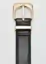 Cinturón Maxima Negro Talla S Mujer Mango