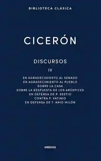 Discursos IV - Gredos