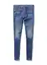 Jean Skinny Azul Talla 28 X 30 Hombre American Eagle
