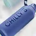 Chillys Botella Flip Whale Azul 500 mL