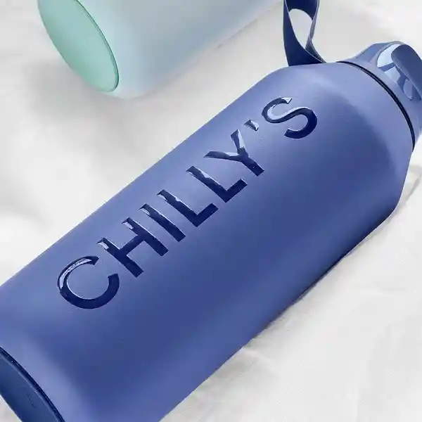 Chillys Botella Flip Whale Azul 500 mL