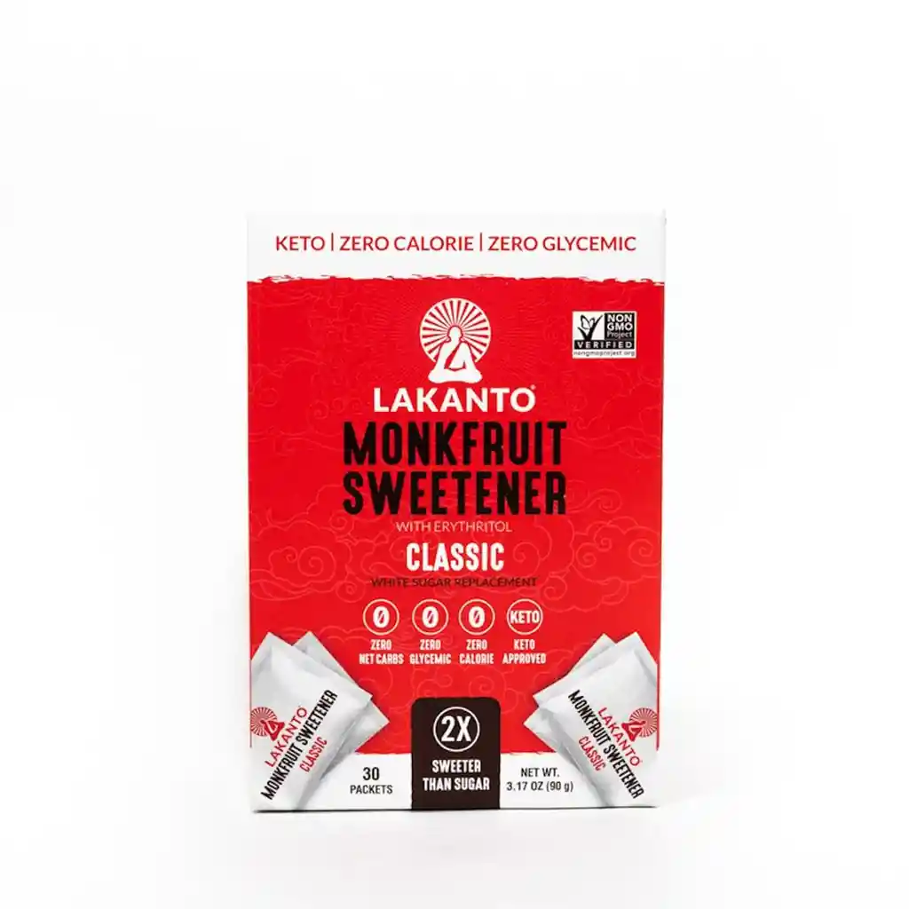 monkfruit sweetener classic paquetes 30 unidades (Lakanto)