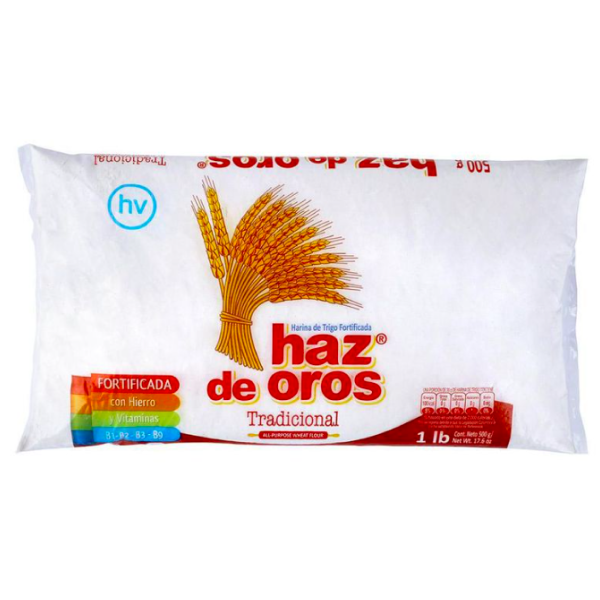 Haz De Oros Harina de Trigo Tradicional 500 g