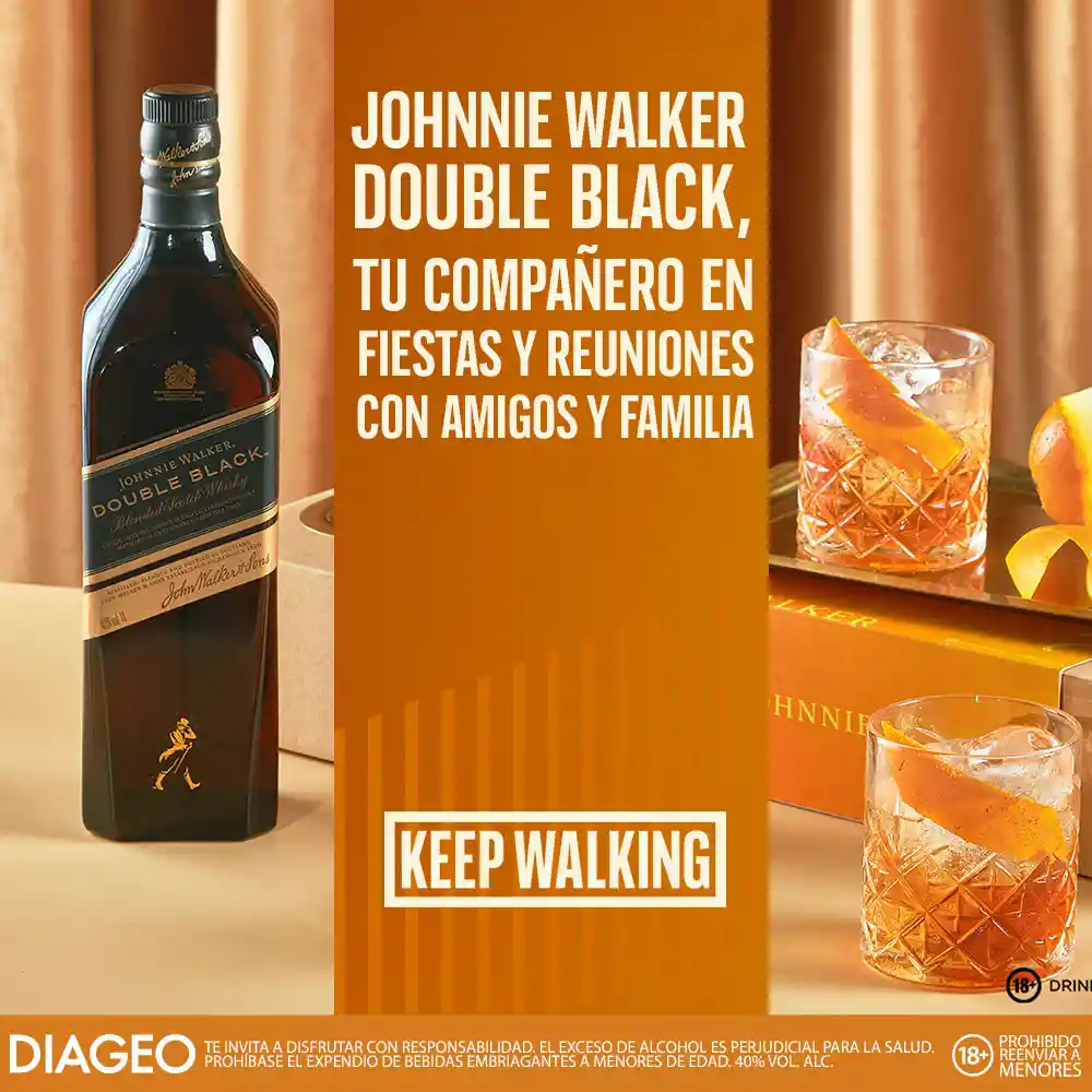 Johnnie Walker Whisky Escocés Double Black