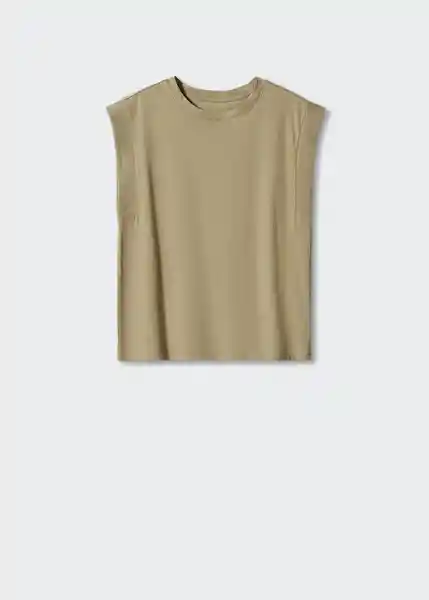 Camiseta Viri Khaki Talla S Mujer Mango