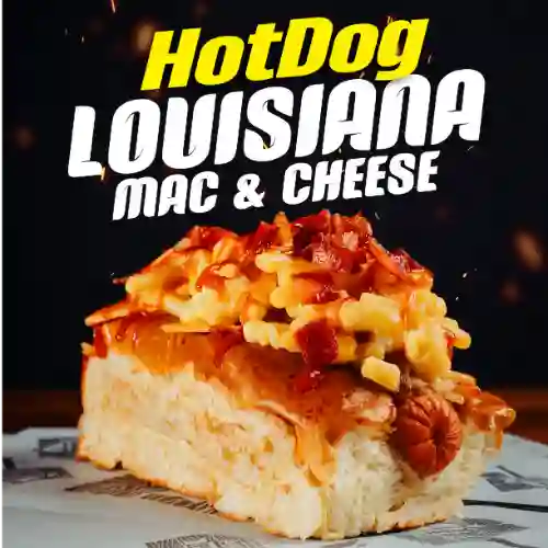 Hot Dog Lousiana Mac And Cheese