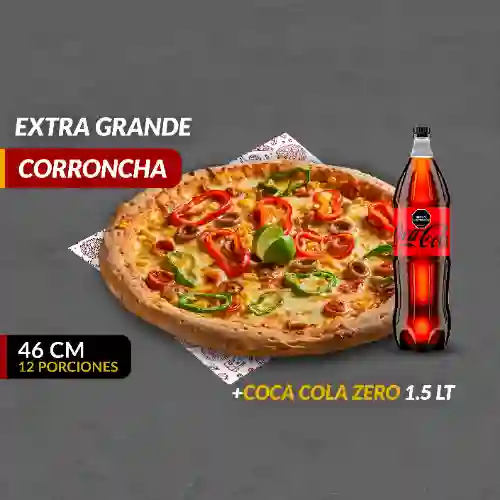 Pizza (xl) la Corroncha + Coca Cola 1,5l