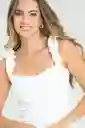 Top Bafta Color Blanco Crudo Talla XS Ragged