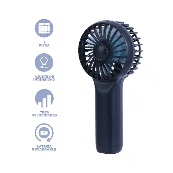 Mini Ventilador de Mano 1200 Mah Serie Azul Miniso