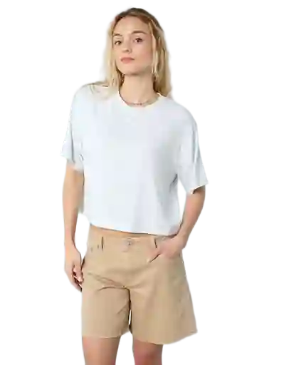 Camiseta Mujer Gris Talla: LARGE 1189092 American Eagle
