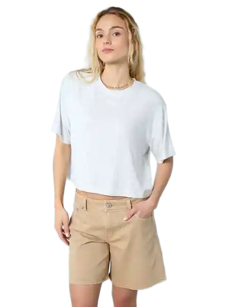 Camiseta Mujer Gris Talla: LARGE 1189092 American Eagle