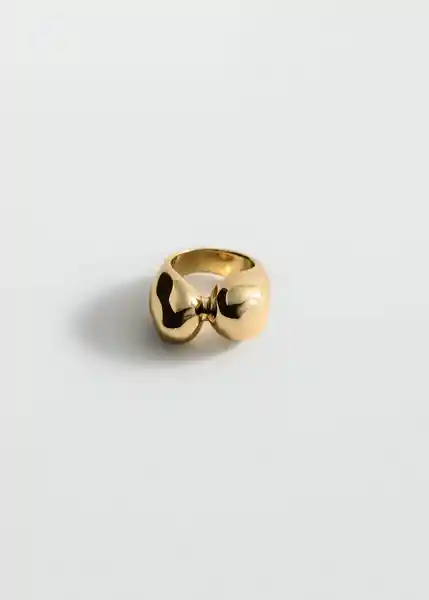 Anillo Milo Oro Talla M Mujer Mango
