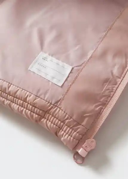 Anorak Ali3 Rosa Pastel Talla 08 Niñas Mango