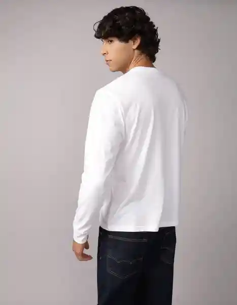 Camiseta Hombre Blanco Talla Large 4687100 American Eagle