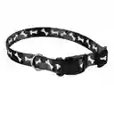 Coastal Pet Collar Para Perro Sty Huesos Negro L