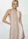 Vestido Rainbow Beige Talla XS Mujer Mango