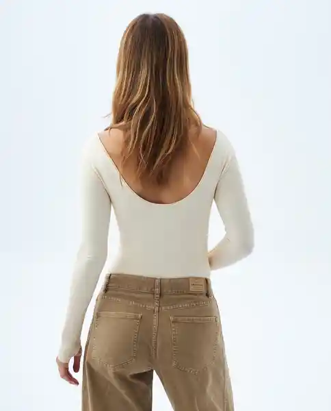 Camisa Mujer Crudo Talla L 619f000 Americanino
