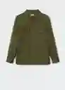 Camisa Magaluf Khaki Talla S Hombre Mango