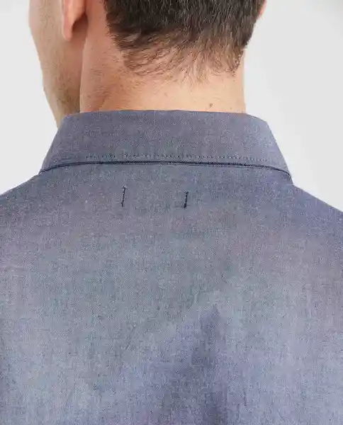 Camiseta Striped Pre-Dyed Azul Dark Ultra Oscuro T. L Chevignon