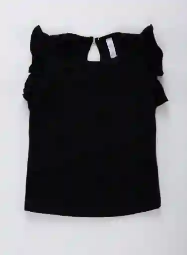 Blusa Manga Corta 12/18 Meses Negro Ref: 69008 People