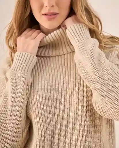 Suéter Tejido Café Rustico Medio Talla L 169G702 Esprit