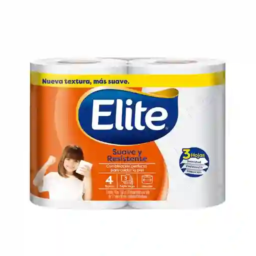 Elite Papel Higiénico Suave y Resistente Triple Hoja 96 m