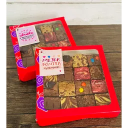Caja de Mini Brownies para Mamá