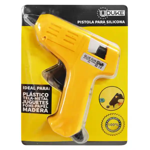 Uduke Pistola de Silicona Amarilla Pequeña 10W