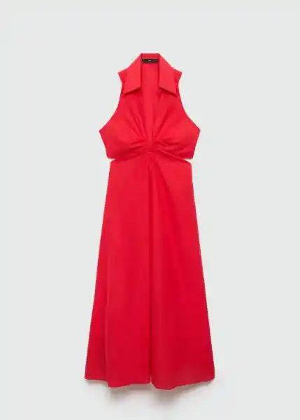 Vestido Capricor Rojo Talla 18 Mujer Mango